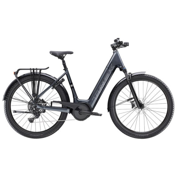 Bicicleta eléctrica TREK Verve+ 4 Lowstep 545 Wh 2025 GRIS L