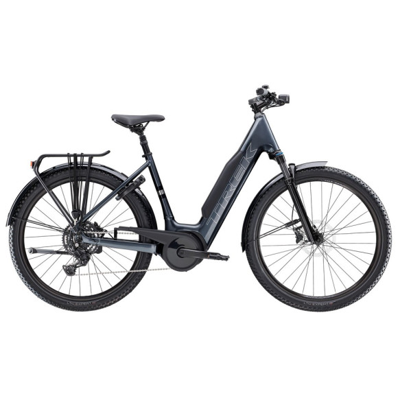 Bicicletta elettrica TREK Verve+ 4 Lowstep 800 Wh 2025 GRIS L