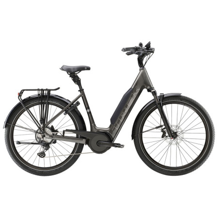 Bicicleta elétrica TREK Verve+ 5 Lowstep 800 Wh 2025 CINZA L