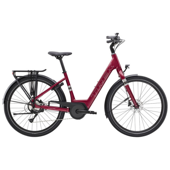 Bicicletta elettrica TREK Verve+ 1 Lowstep 400 Wh 2025 GRANO L