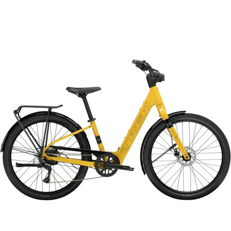 Bicicletta elettrica TREK Verve+ 1 Lowstep LT 2025 ROSSO L