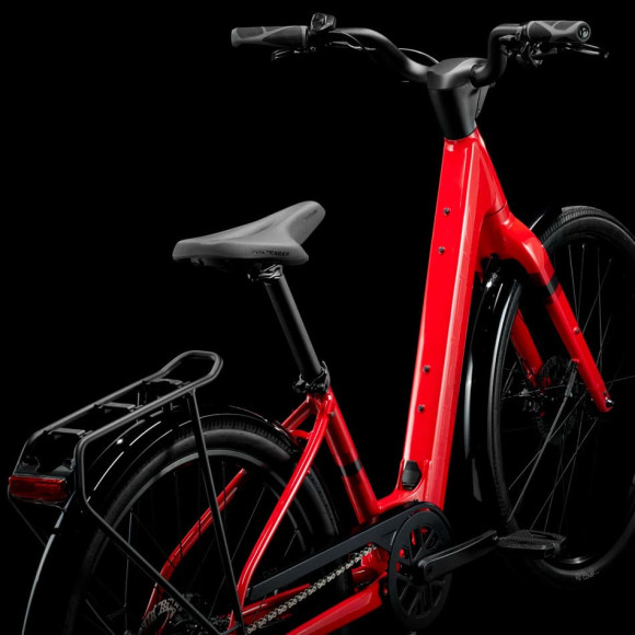 Vélo électrique TREK Verve+ 1 Lowstep LT 2025 ROUGE L