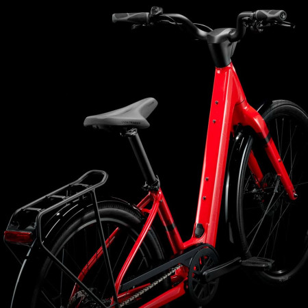 Vélo électrique TREK Verve+ 1 Lowstep LT 2025 ROUGE L