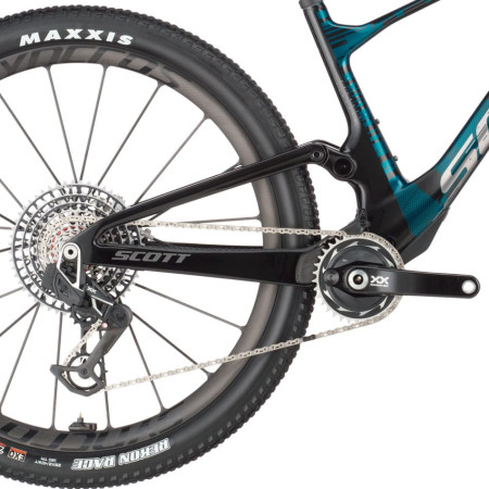 Bicicleta SCOTT Spark RC SL 2025 NEGRO VERDE S