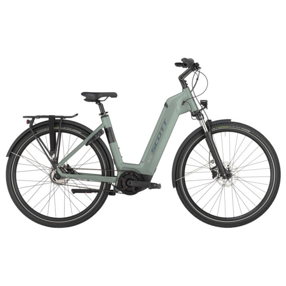 Bicicletta elettrica SCOTT Sub 40 Belt Wave 2025 OLIVA M