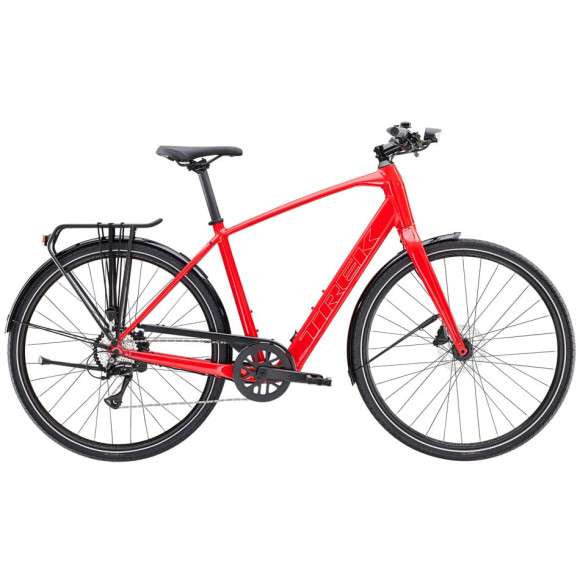 Bicicleta eléctrica TREK FX+ 2 LT 2026 ROJO L