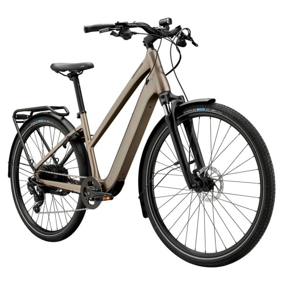 Bicicleta elétrica CANNONDALE Mavaro Neo SL 1 StepThru PRATA S