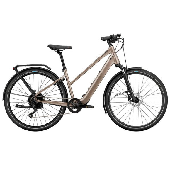 Bicicleta elétrica CANNONDALE Mavaro Neo SL 1 StepThru PRATA S