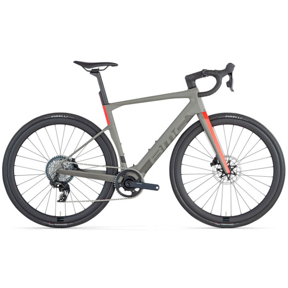 Bicicleta eléctrica BMC Roadmachine 01 AMP X ONE 2024 GRIS 61