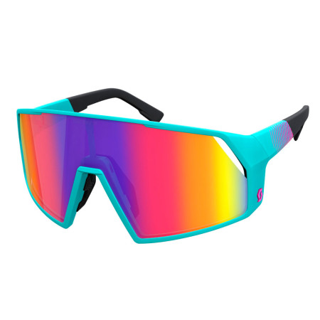 Óculos SCOTT Pro Shield Metaverse Stealth Azul Radiante Rosa 