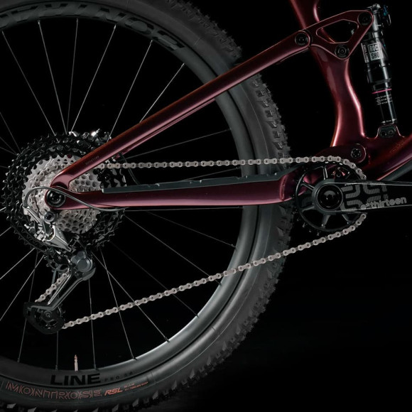 Trek Top Fuel 9.9 XTR Gen 4 2025 Bike GARNET L