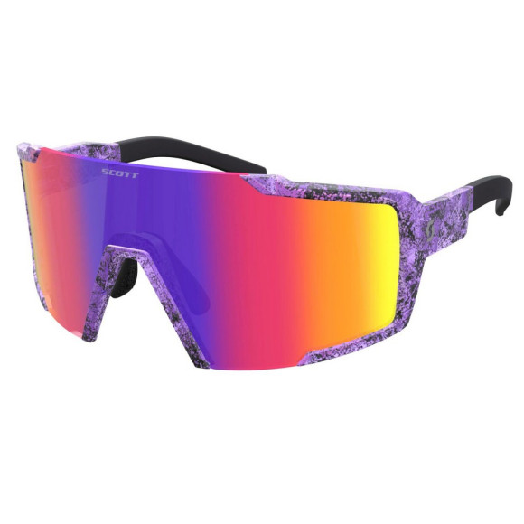 SCOTT Shield Black Swish Purple Goggles 