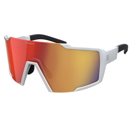 Occhiali da sole SCOTT Shield bianco opaco 
