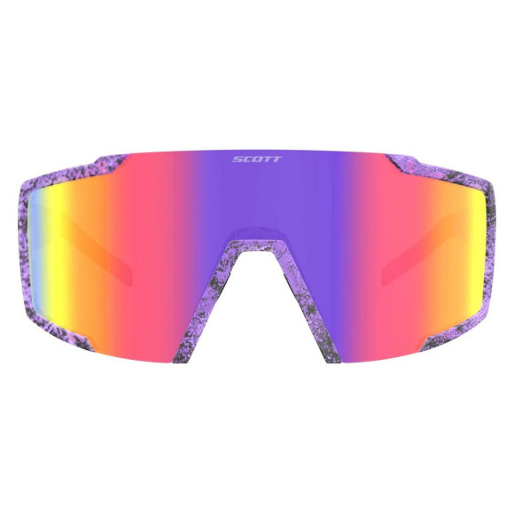SCOTT Shield Black Swish Purple Goggles 