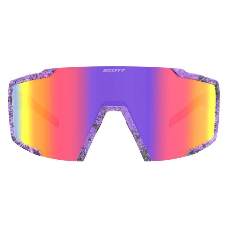 SCOTT Shield Black Swish Purple Goggles 