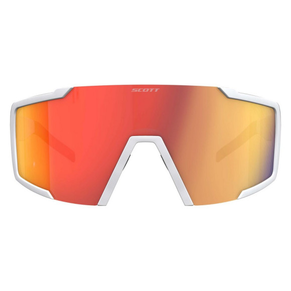 Occhiali da sole SCOTT Shield bianco opaco 