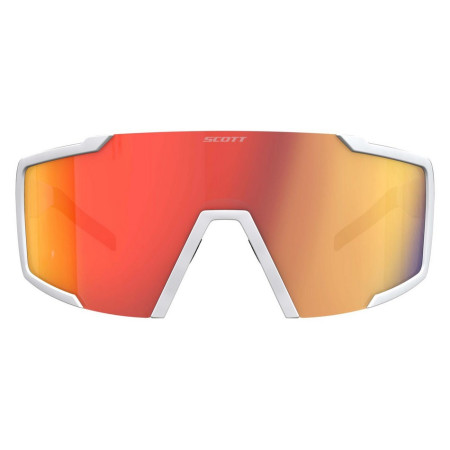 Occhiali da sole SCOTT Shield bianco opaco 