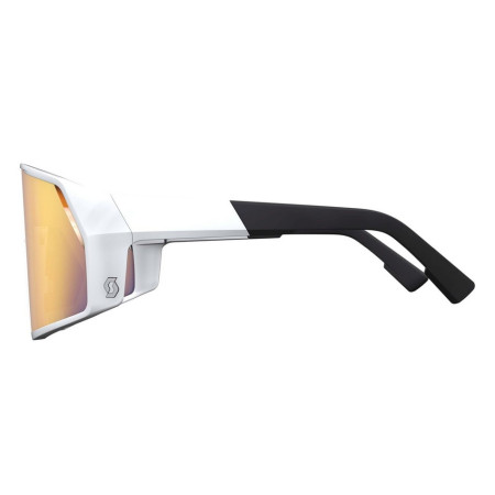 Óculos de proteção SCOTT Pro Shield branco fosco vermelho cromado 