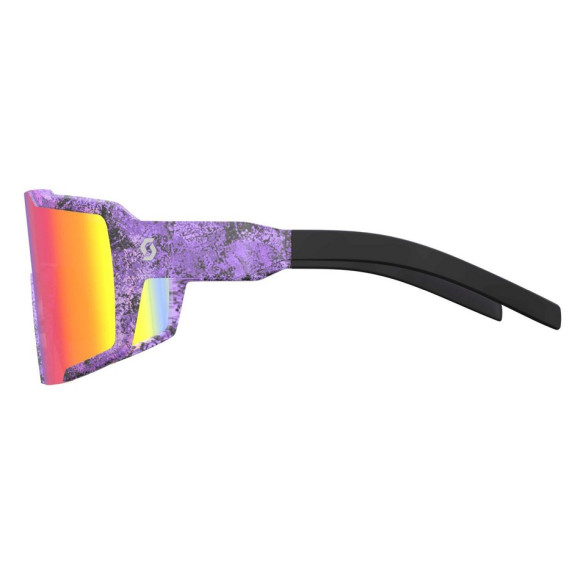 Occhiali SCOTT Shield Nero Swish Viola 