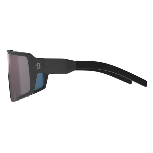 Lunettes de soleil SCOTT Shield Compact Noir Mat Bleu Chrome Cat 2 