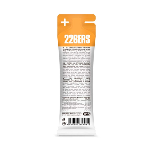 226ERS Gel ad alto contenuto di fruttosio 80 gr Speculoos 