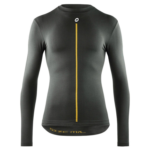 Camiseta interior ASSOS Spring Fall LS Skin Layer P1 2025 ANTRACITA XSS