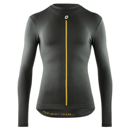 Camiseta interior ASSOS Spring Fall LS Skin Layer P1 2025 ANTRACITA XSS