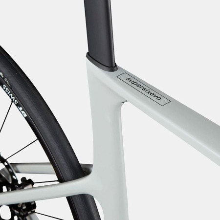 Vélo CANNONDALE SuperSix EVO Carbone 3 BLANC 48