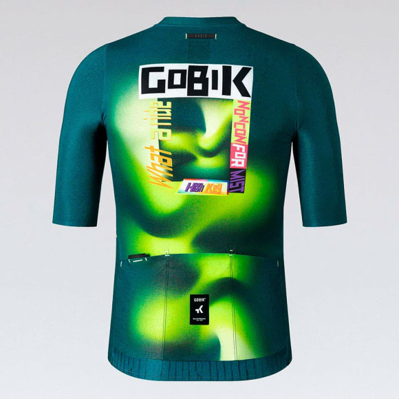 Maillot GOBIK Attitude 2.0 Hombre Chasm 2025 VERDE XXS