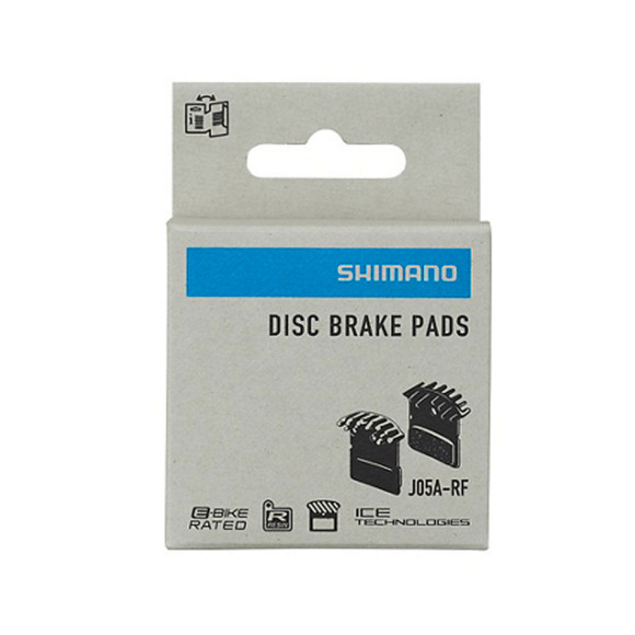 Plaquettes de frein SHIMANO J05A-RF avec ailette et ressort avec goupille fendue 