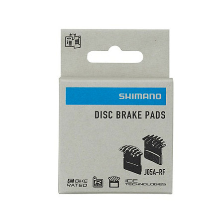 Plaquettes de frein SHIMANO J05A-RF avec ailette et ressort avec goupille fendue 