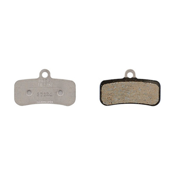 Plaquettes de frein et ressort à goupille fendue SHIMANO Resin D03S-RX 