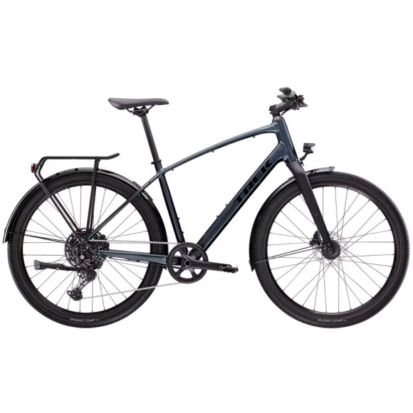 Bicicleta equipada com TREK Dual Sport 3 Gen 5 2025 CINZA M