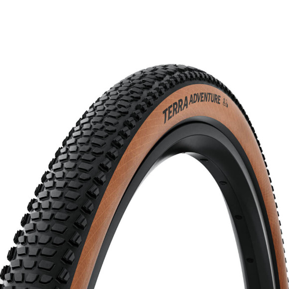 Pneu Continental Terra Adventure Trail Grip 700x50c 28x2.00 TLR Noir/Marron 