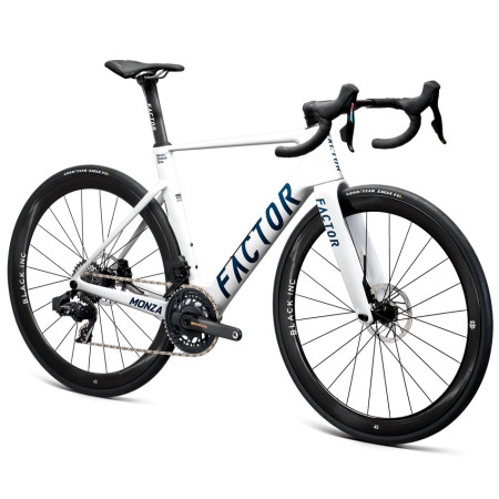 Bicicleta de carbono FACTOR Monza Ultegra Black Inc BRANCO 54