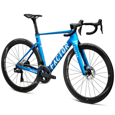 Bicicleta FACTOR Monza Ultegra Black Inc Carbon AZUL 54