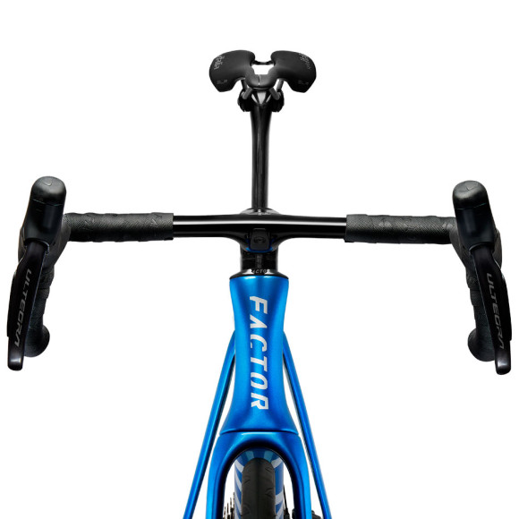 Bicicleta FACTOR Monza Ultegra Black Inc Carbon AZUL 54