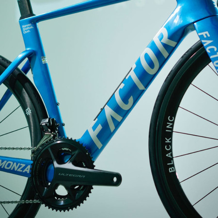 FACTOR Monza Ultegra Black Inc Carbon Bike WHITE 