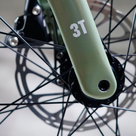 Vélo électrique 3T Racemax BOOST X35 Apex 1x12 DB Blanc Vert OLIVE 54