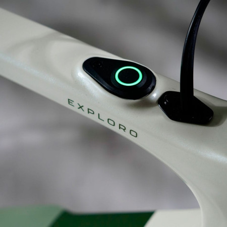 Bicicleta eléctrica 3T Racemax BOOST X35 Apex 1x12 DB White Green OLIVA 54