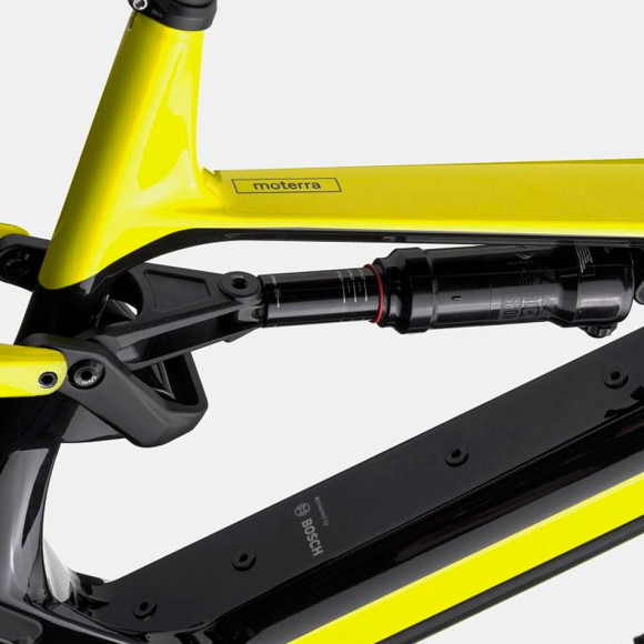 Vélo électrique CANNONDALE Moterra Neo Carbon 2 jaune JAUNE L