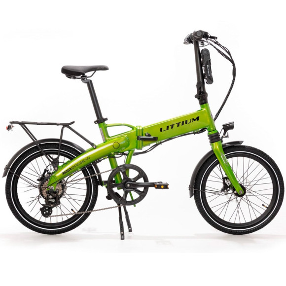 Bicicleta elétrica LITTIUM Ibiza Rainbow com bateria de 10,4 A e 360 Wh, 2025 AZUL Tamanho único