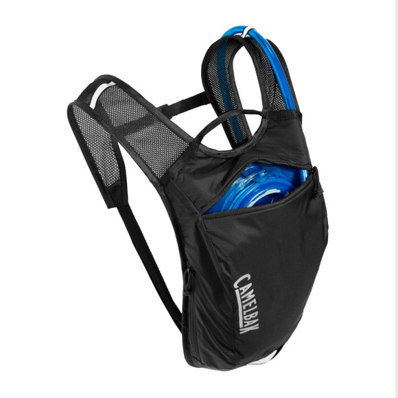 Mochila hidratación CAMELBAK Hydrobak Light 2,5L con depósito de 1,5L Black Silver 