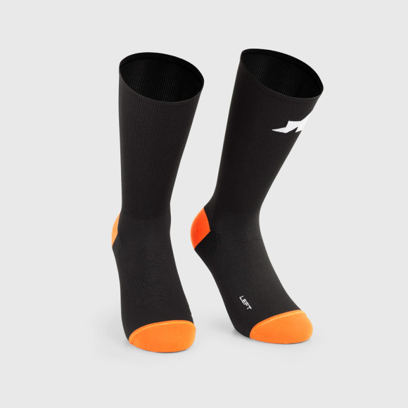 Calzini ASSOS RSR S11 2025 NERO ARANCIONE M