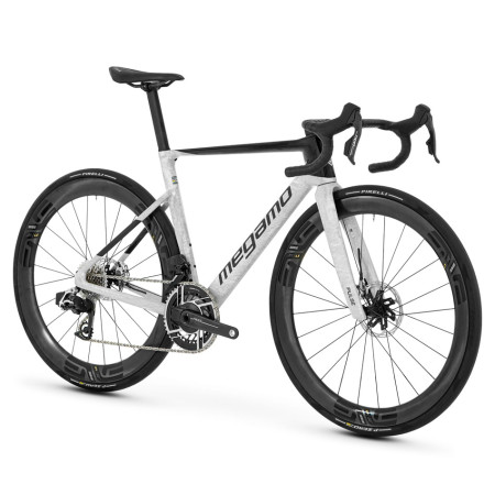 Bicicletta MEGAMO Pulse ENVE Edizione 2026 BIANCO NERO XS
