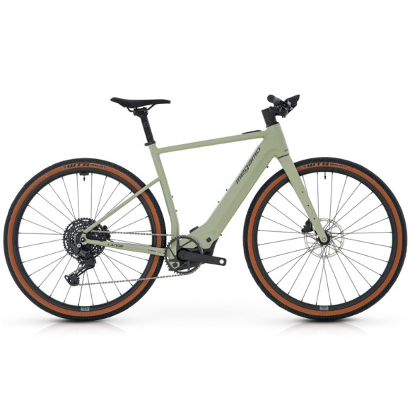 Bicicleta elétrica MEGAMO Lande Flat-Bar 2025 AZUL M