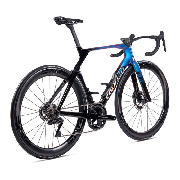 Vélo COLNAGO Y1RS Shimano Dura Ace Di2 R9270 ENVE SES 4.5 NOIR BLEU XS