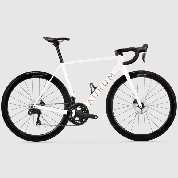 Bicicletta AURUM Essentia Shimano Ultegra Di2 Zipp 303 BIANCO 48