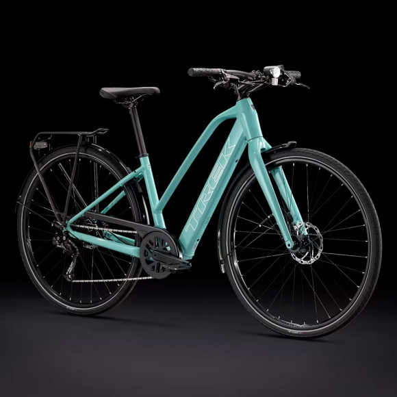 Bicicletta TREK FX+ 2 sfasata TURCHESE XL
