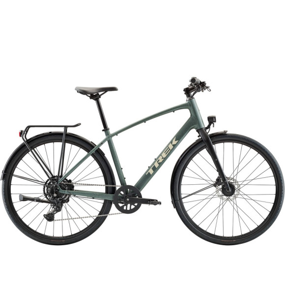 Bicicleta equipada com TREK FX Sport AL 2026 BRANCO XL